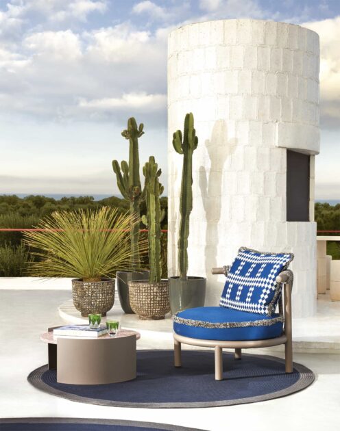 Trampoline chair top